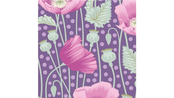 Tilda Gardenlife - Poppies Lilac - Riera Alta
