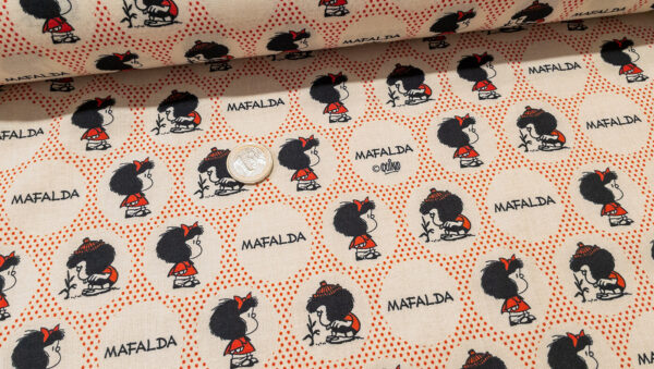 Tecido Mafalda aos Círculos - Riera Alta