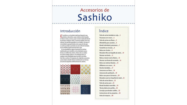Livro Acessórios de Sashiko - Riera Alta