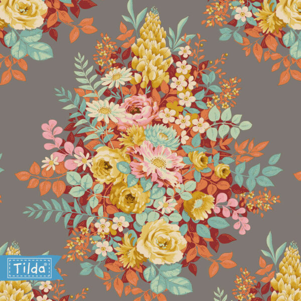 Tilda - Chic Escape :: Whimsyflower Grey - Riera Alta