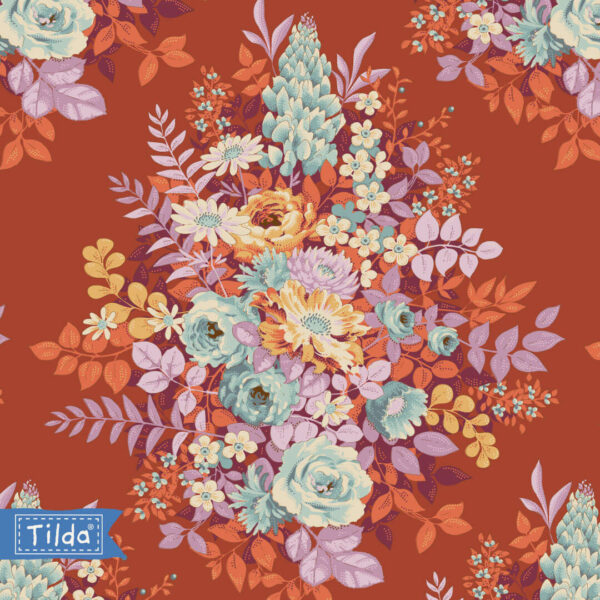 Tilda - Chic Escape :: Whimsyflower Rust - Riera Alta